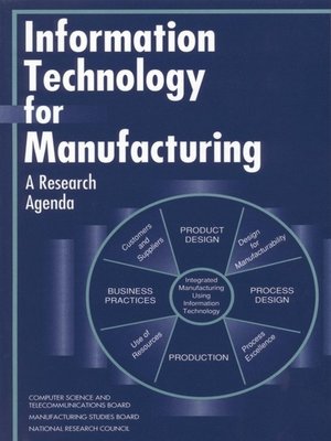 cover image of Information Technology for Manufacturing